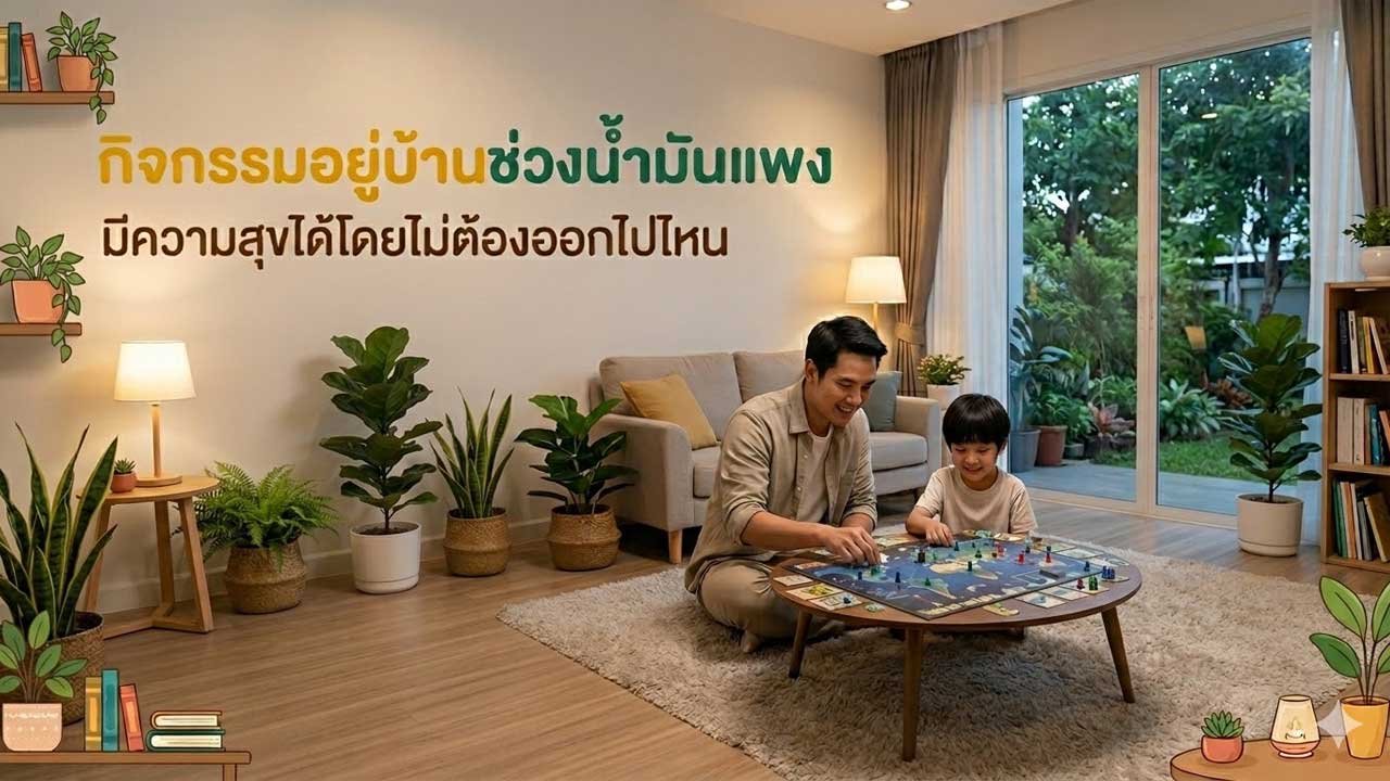 กิจกรรมอยู่บ้านช่วงน้ำมันแพง