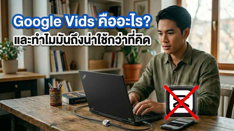 Read more about the article Google Vids คืออะไร? และทำไมมันถึงน่าใช้กว่าที่คิด