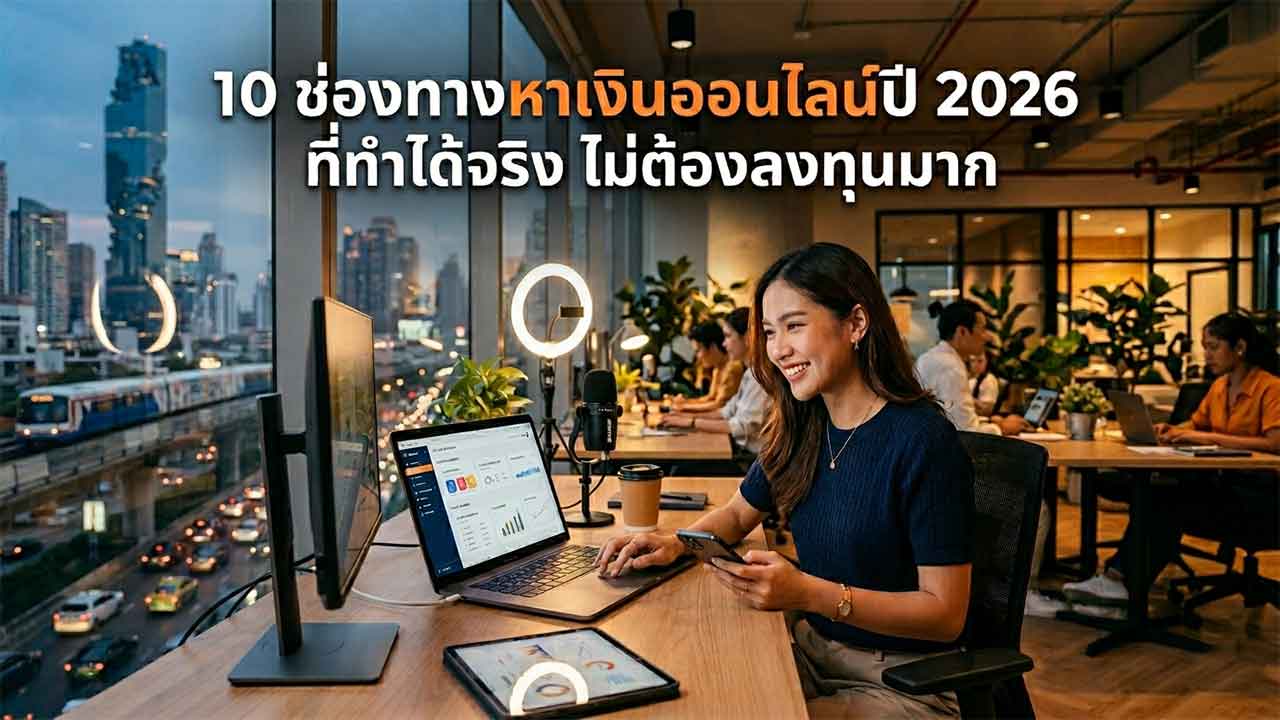 หาเงินออนไลน์ปี 2026